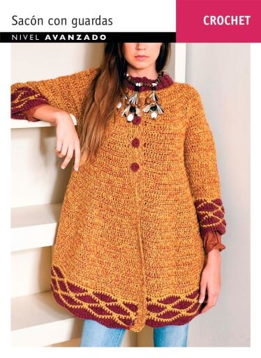 Crochet Sacón guardas: Nivel Avanzado