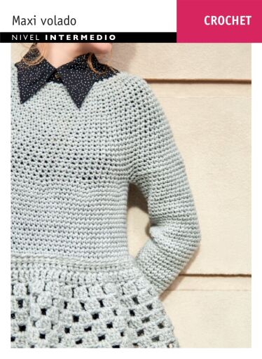 Crochet Maxi volado: Nivel Intermedio