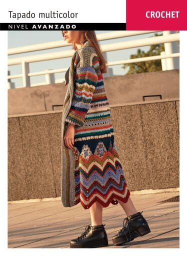 Crochet Tapado multicolor: Nivel Avanzado