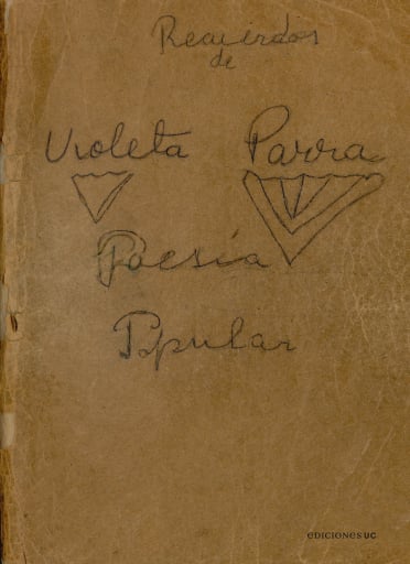 Recuerdos de Violeta Parra: Poesía popular