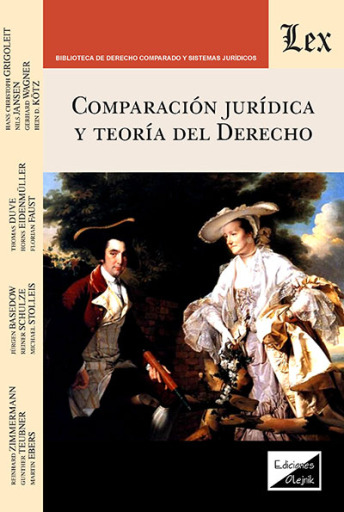 Portada del libro «Comparación jurídica y teoría del derecho», de Zimmermann-Teubner-Ebers