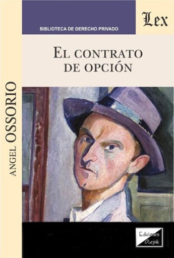 Portada del libro «Contrato de opción», de Angel Ossorio