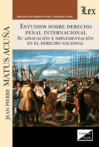 Portada del libro «Estudios sobre derecho penal internacional. Su aplicación», de Jean Pierre Matus Acuña