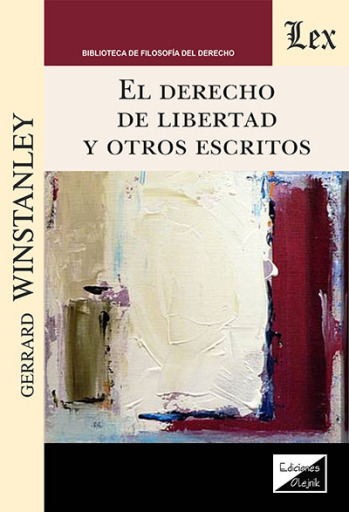 Portada del libro «El derecho de libertad y otros escritos», de Gerrard Winstanley