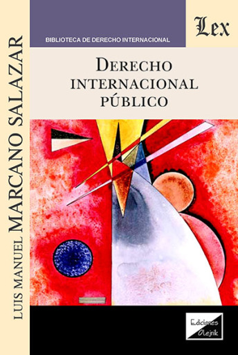Portada del libro «Derecho internacional publico», de Luis Manuel Marcano Salazar