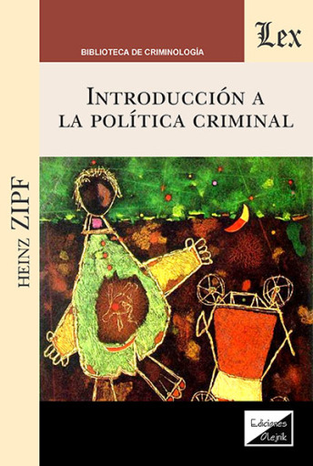 Portada del libro «Introducción a la política criminal», de Heinz Zipf