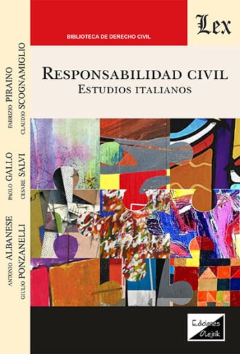 Portada del libro «Responsabilidad civil. Estudios italianos», de Antonio Albanese