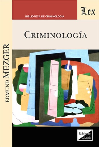 Portada del libro «Criminologia», de Edmund Mezger