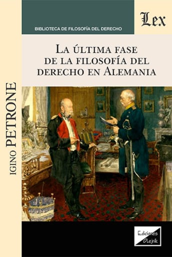 Ultima fase de la filosofía del derecho en Alemania
