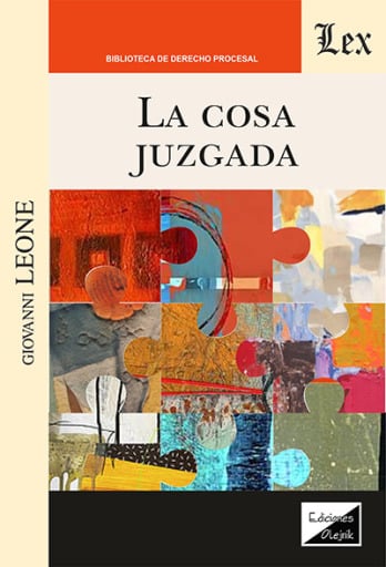 Portada del libro «La cosa juzgada», de Geovanni Leone