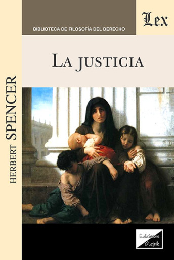 Portada del libro «La justicia», de Herbert Spencer