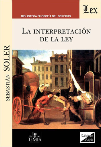 Portada del libro «La interpretación de la ley», de Sebastián Soler