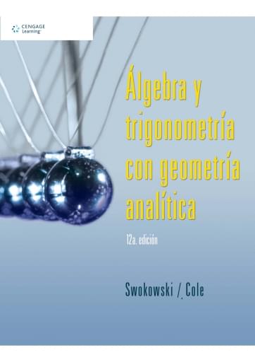 ÁLGEBRA Y TRIGONOMETRÍA CON GEOMETRÍA ANALÍTICA