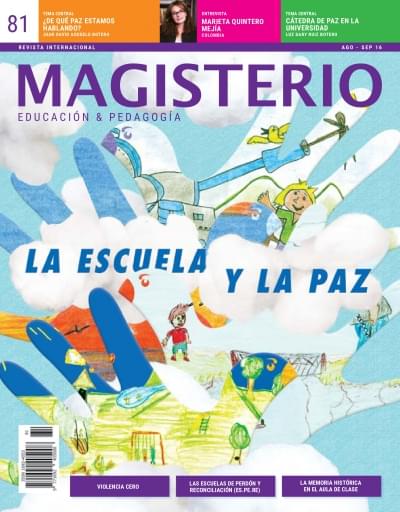 Portada del libro «No. 81. La escuela y la paz»