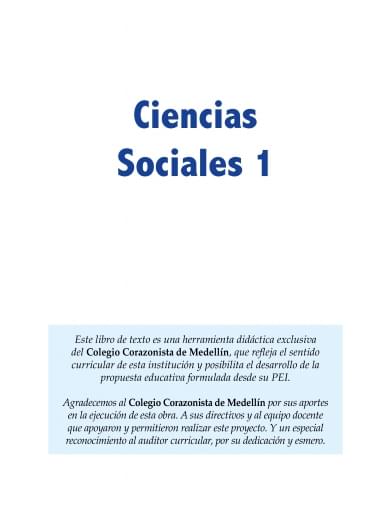 TAC Col. Corazonista de Medellín Ciencias Sociales 1 2024