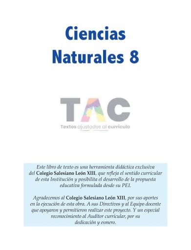 Salesiano León XIII C Naturales 8 2026
