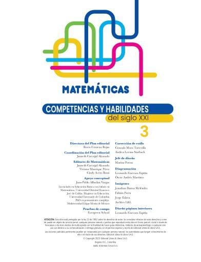 Matemáticas 3 Competencias y Habilidades Siglo SXXI