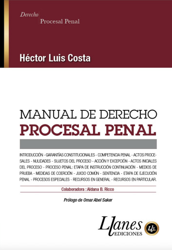Manual de Derecho Procesal Penal