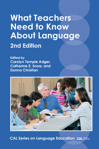 Portada del libro «What Teachers Need to Know About Language»