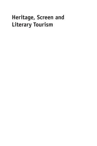 Portada del libro «Heritage, Screen and Literary Tourism», de Sheela Agarwal, Gareth Shaw