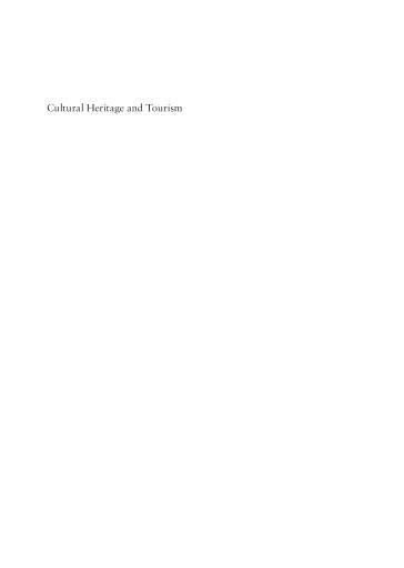 Portada del libro «Cultural Heritage and Tourism», de Dallen J. Timothy