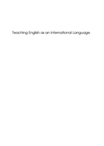Portada del libro «Teaching English as an International Language», de Phan Le Ha