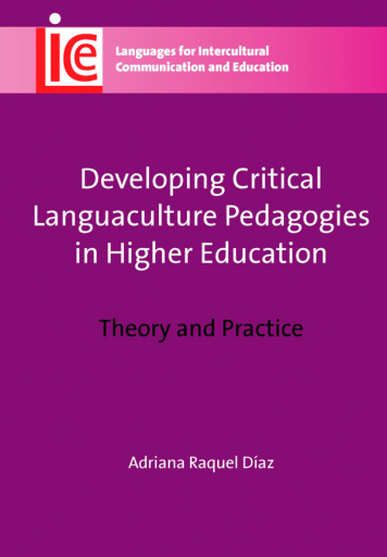Portada del libro «Developing Critical Languaculture Pedagogies in Higher Education», de Adriana Raquel Díaz