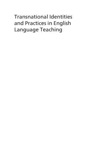 Portada del libro «Transnational Identities and Practices in English Language Teaching»