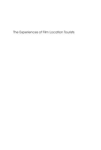 The Experiences of Film Location Tourists