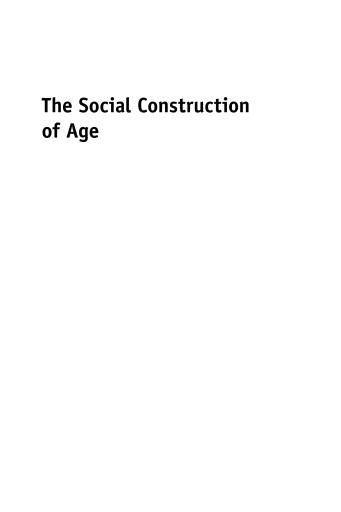 The Social Construction of Age