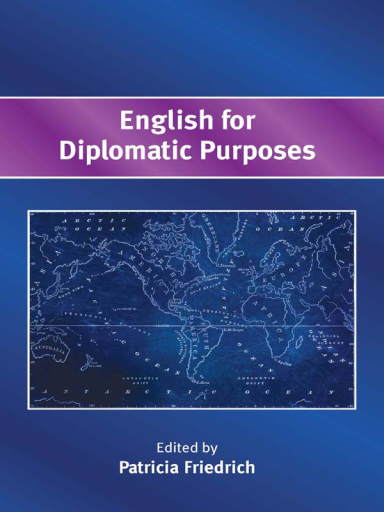 Portada del libro «English for Diplomatic Purposes»