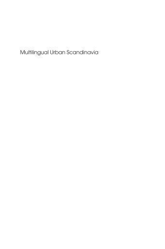 Multilingual Urban Scandinavia