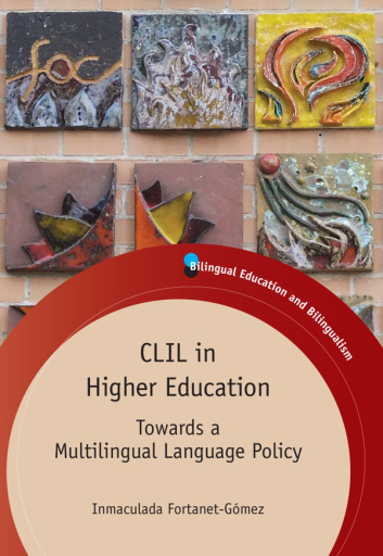 Portada del libro «CLIL in Higher Education», de Inmaculada Fortanet-Gómez