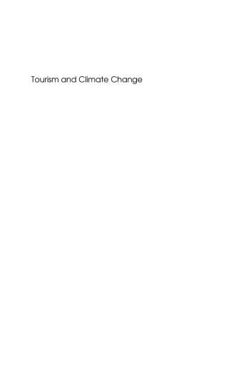 Portada del libro «Tourism and Climate Change», de Susanne Becken, John E. Hay