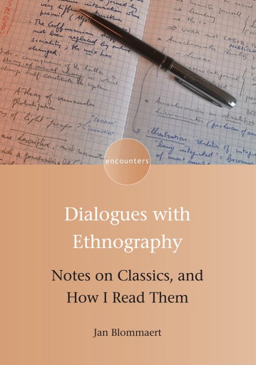 Portada del libro «Dialogues with Ethnography», de Jan Blommaert