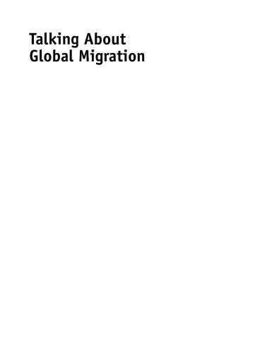Portada del libro «Talking About Global Migration», de Theresa Catalano