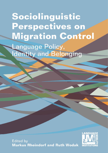 Portada del libro «Sociolinguistic Perspectives on Migration Control»