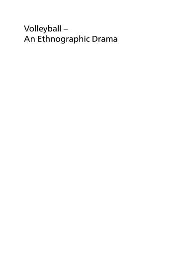 Portada del libro «Volleyball – An Ethnographic Drama», de Adrian Blackledge, Angela Creese