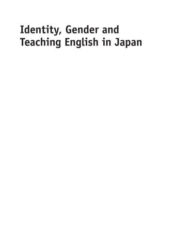 Portada del libro «Identity, Gender and Teaching English in Japan», de Diane Hawley Nagatomo