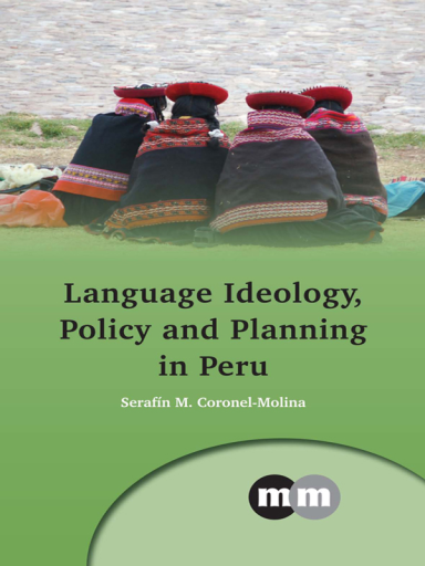 Portada del libro «Language Ideology, Policy and Planning in Peru», de Serafín M. Coronel-Molina
