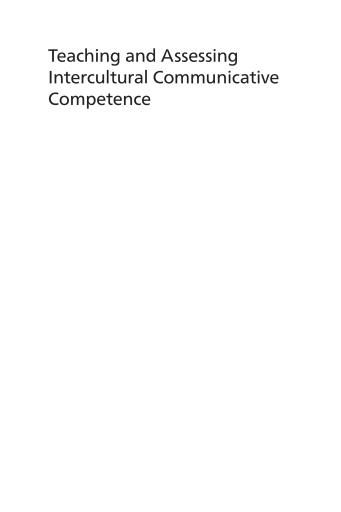 Portada del libro «Teaching and Assessing Intercultural Communicative Competence», de Michael Byram