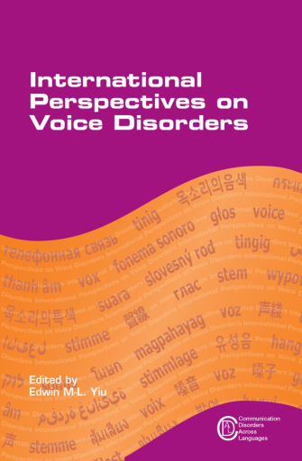 Portada del libro «International Perspectives on Voice Disorders»