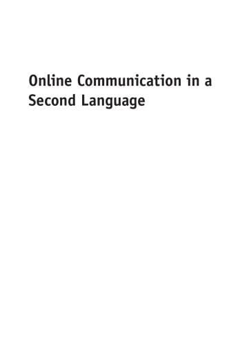 Online Communication in a Second Language