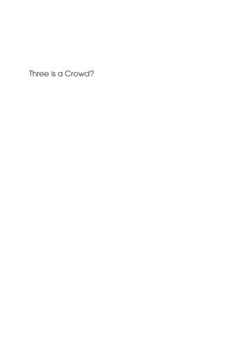 Three is a Crowd?