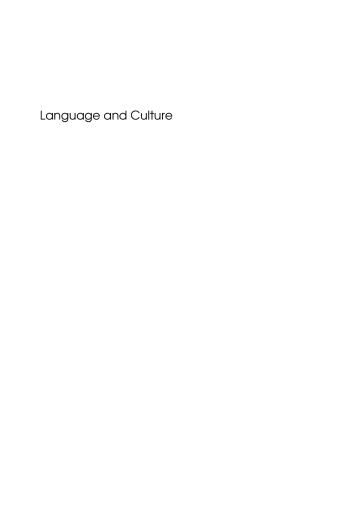 Portada del libro «Language and Culture», de Karen Risager