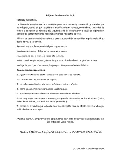 Régimen de alimentación.1