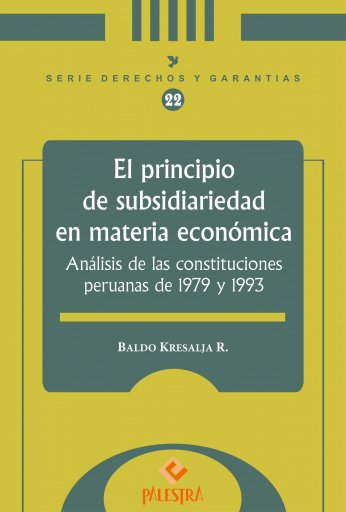 El principio de subsidiariedad en materia económica
