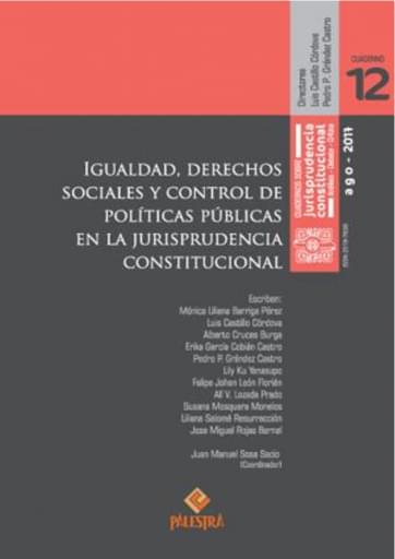 Cuaderno 12 - Igualdad, derechos sociales y control de políticas públicas en la jurisprudencia constitucional