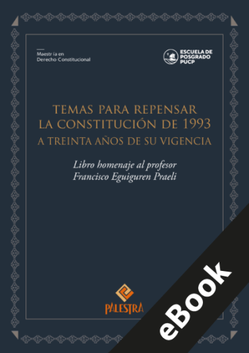Portada del libro «Temas para repensar la Constitución de 1993», de Varios autores