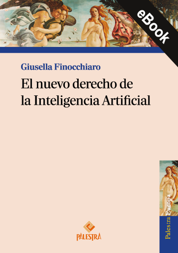 Portada del libro «El nuevo derecho de la Inteligencia Artificial», de Giusella Finocchiaro